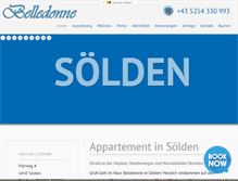 Tablet Screenshot of belledonne-soelden.at